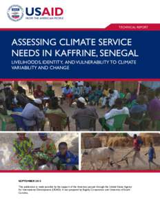 Vulnerability / Climate change / Africa / Military science / Kaffrine / Social vulnerability / Climate change adaptation / Senegal