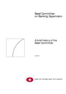 A brief history of the Basel Committee