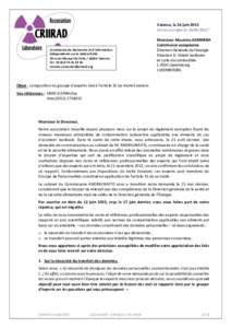 Valence, le 24 juin 2015 Version corrigée du * Commission de Recherche et d’Information Indépendante sur la radioactivité 29 cours Manuel de FallaValence