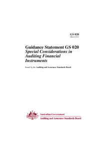 Finance / Internal control / Audit evidence / Mark-to-market accounting / Internal audit / Australian Accounting Standards Board / Financial statement / Fair value / Hedge accounting / Accountancy / Auditing / Business