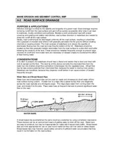 Water pollution / Soil science / Stormwater / Erosion / Surface runoff / Waterbar / Culvert / Sediment / Road / Environmental soil science / Earth / Environment