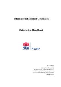 International Medical Graduates  Orientation Handbook