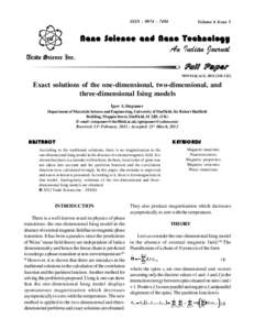 Ising model / Mean field theory / Correlation function / Hyperbolic function / Critical phenomena / Partition function / Square-lattice Ising model / Physics / Statistical mechanics / Lattice models