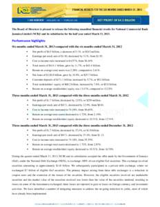 Primary dealers / Financial statements / Investment banks / Cash flow / United States housing bubble / UBS / Income statement / Cash flow statement / Securitization / Finance / Investment / Financial economics