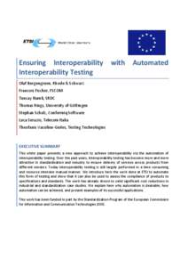 Microsoft Word - Ensuring Interoperability with Automated Interoperability Testing_rev6a.doc