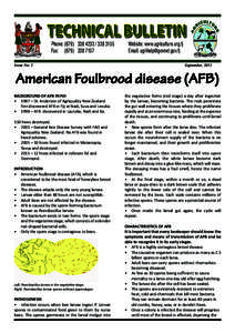 TECHNICAL BULLETIN Phone: ([removed][removed]Fax: ([removed]Website: www.agriculture.org.fj Email: [removed]