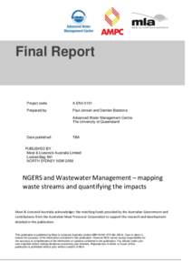 Final Report  Project code: A.ENV.0151