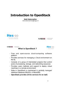 Cloud computing / Cloud infrastructure / Computing / IT infrastructure / OpenStack / Open vSwitch / Infrastructure as a service / Synnefo / Abiquo Enterprise Edition