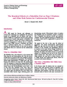 EDITORIAL  Journal of Diabetes Science and Technology Volume 3, Issue 6, November 2009 © Diabetes Technology Society