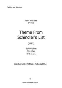 Williams, John_Theme from Sch...List_PARTITUR und STIMMEN.pdf