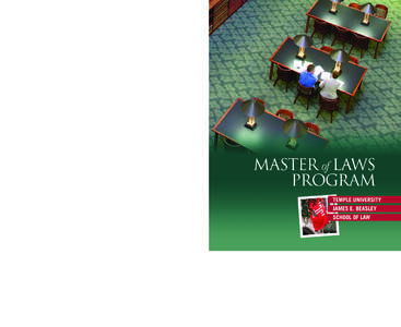 MASTER of LAWS PROGRAM 1719 North Broad Street Philadelphia, PA[removed]USA www.law.temple.edu