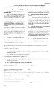 OMB # [removed]NATIONAL HEALTH AND NUTRITION EXAMINATION SURVEY (NHANES) Consent/Assent and Parental Permission for Specimen Storage and Continuing Studies Print name of participant _____________________ ______________