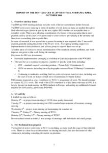 GIS file formats / Evaluation / Reference / Technology / Standards organizations / International Organization for Standardization / Standardization