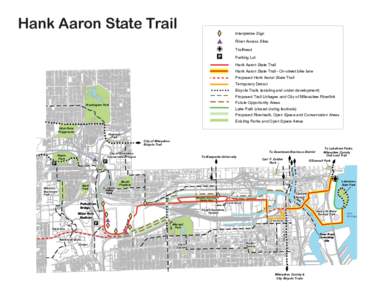 TE TRAIL AND EXTENSION Hank Aaron State Trail Y X