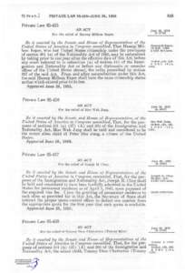 72 S T A T . ]  PRIVATE LAW[removed]JUNE 28, 1958 A53