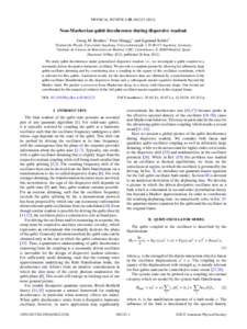 PHYSICAL REVIEW A 85, [removed]Non-Markovian qubit decoherence during dispersive readout Georg M. Reuther,1 Peter H¨anggi,1 and Sigmund Kohler2 1