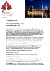-  Press Release - Zeist, the Netherlands, August 22nd, 2013