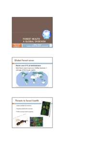 Microsoft PowerPoint - Global review of Forest health - Gillian Allard [Compatibility Mode]