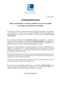 Communiqué de presse - Litiges TF V7