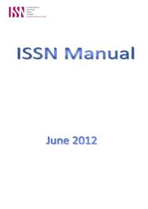 ISSN International Centre 45, rue de Turbigo[removed]Paris France Fax: [removed] 43 E-mail: