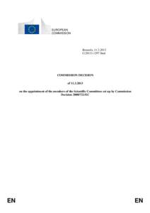 EUROPEAN COMMISSION Brussels, [removed]C[removed]final