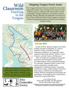 Wild Classroom Teaching in the Tongass