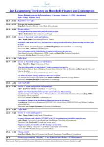 HFC workshop programme 2014