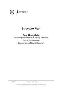 Structure Plan East Gungahlin (including the suburbs of Kenny, Throsby,