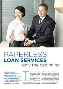 PAPERLESS  LOAN SERVICES only the beginning