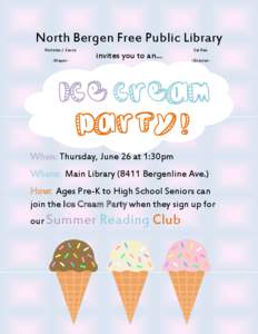 North Bergen Free Public Library Nicholas J. Sacco -Mayor- invites you to an…
