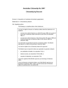 Microsoft Word - Text_of_2007_Act_Citizenship_by_Descent.doc