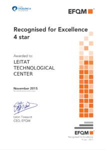 Powered by TCPDF (www.tcpdf.org)  Recognised for Excellence 4 star Awarded to: