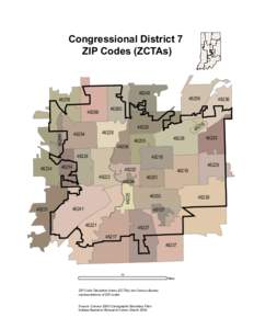 Congressional District 7 ZIP Codes (ZCTAs[removed]