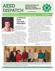 AESD DISPATCH ASSOCIATION OF EDUCATIONAL SERVICE DISTRICTS