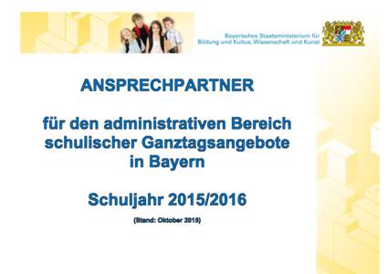 Oberbayern 1. Kooperationsverträge Ansprechpartner Offene Ganztagsschule Lkr./SchA: AÖ, TÖL, BGL, DAH, EBE, EI, ED