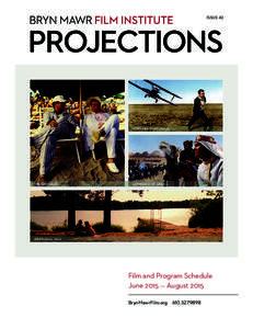 BRYN MAWR FILM INSTITUTE  ISSUE 42 PROJECTIONS NORTH BY NORTHWEST