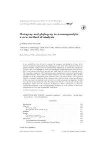 Zoological Journal of the Linnean Society (2000), 130: 449–467. With 4 figures doi:[removed]zjls[removed], available online at http://www.idealibrary.com on