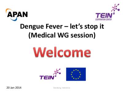 Dengue Fever – let’s stop it (Medical WG session) 20 JanBandung, Indonesia