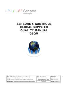 Management / Automotive industry / Supply chain management / Production part approval process / Automotive Industry Action Group / Advanced product quality planning / ISO / Supply chain / Specification / Business / Technology / Quality