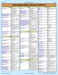 Page 1 of 5  Quick Reference Guide FREE