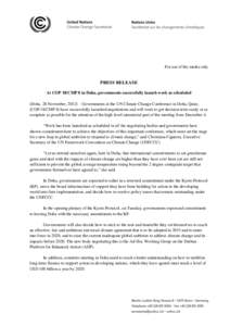 Climate change policy / Carbon finance / International relations / Carbon dioxide / Kyoto Protocol / Bali Road Map / Adaptation to global warming / Christiana Figueres / Clean Development Mechanism / United Nations Framework Convention on Climate Change / Environment / Climate change