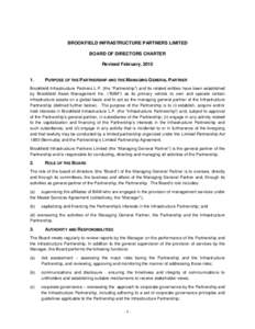 GOVERNANCE AND NOMINATING COMMITTEE CHARTER