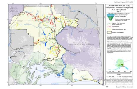 East Alaska Proposed RMP/Final EIS 150°W 147°W  144°W