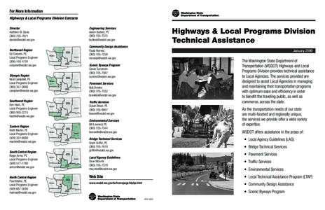 For More Information Highways & Local Programs Division Contacts Engineering Services Aaron Butters, PE[removed]removed]