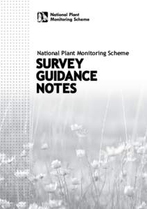 National Plant Monitoring Scheme  SURVEY GUIDANCE NOTES