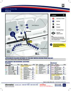 Station Vicinity Map  Vienna LEGEND nter Virginia Ce