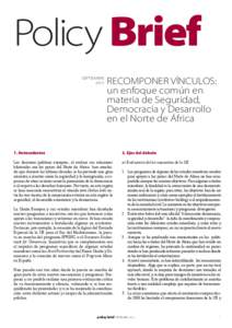 Policy Brief SEPTIEMBRE 2013