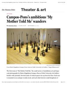 Art review: Maria Magdalena Campos-Pons: ‘My Mother Told Me’ at Tufts University - Theater & art - The Boston Globe