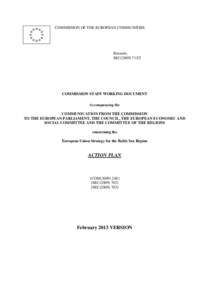 COMMISSION OF THE EUROPEAN COMMUNITIES  Brussels, SEC[removed]COMMISSION STAFF WORKING DOCUMENT