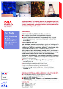 DGA  Information Superiority  Key facts